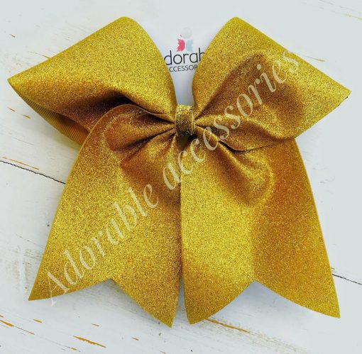 gold glitter cheerbow Handmade ampampamp High Quality School Hair Accessories Available in Clips Hairties Headbands Bunwraps and More Wholesale ampampampamp Fundraising Prices available to schools pampampampampc and organisations
