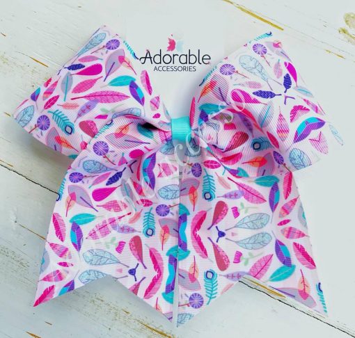 leaf and feather cheerbow Handmade ampampamp High Quality School Hair Accessories Available in Clips Hairties Headbands Bunwraps and More Wholesale ampampampamp Fundraising Prices available to schools pampampampampc and organisations