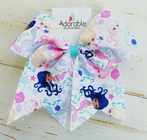 mermaids cheerbow Handmade ampampamp High Quality School Hair Accessories Available in Clips Hairties Headbands Bunwraps and More Wholesale ampampampamp Fundraising Prices available to schools pampampampampc and organisations