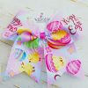 pink easter cheerbow Handmade ampampamp High Quality School Hair Accessories Available in Clips Hairties Headbands Bunwraps and More Wholesale ampampampamp Fundraising Prices available to schools pampampampampc and organisations