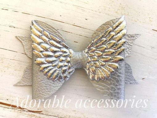 silver wings Handmade ampampamp High Quality School Hair Accessories Available in Clips Hairties Headbands Bunwraps and More Wholesale ampampampamp Fundraising Prices available to schools pampampampampc and organisations