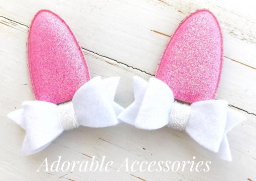 bunny ears set pink Handmade ampampamp High Quality School Hair Accessories Available in Clips Hairties Headbands Bunwraps and More Wholesale ampampampamp Fundraising Prices available to schools pampampampampc and organisations