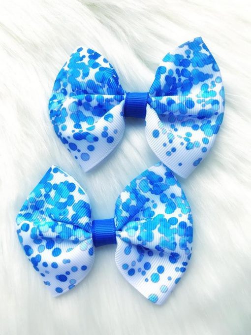 blue dot Handmade ampampamp High Quality School Hair Accessories Available in Clips Hairties Headbands Bunwraps and More Wholesale ampampampamp Fundraising Prices available to schools pampampampampc and organisations