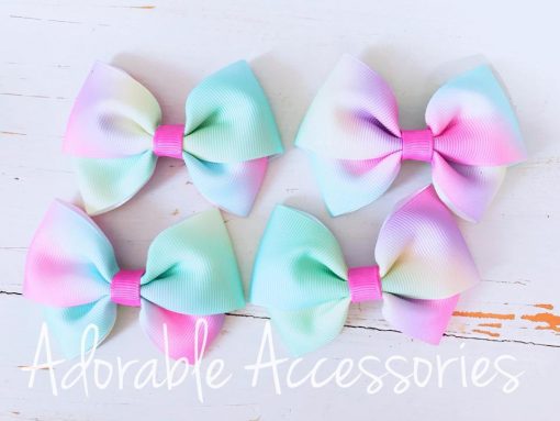 pastel double bow Handmade ampampamp High Quality School Hair Accessories Available in Clips Hairties Headbands Bunwraps and More Wholesale ampampampamp Fundraising Prices available to schools pampampampampc and organisations