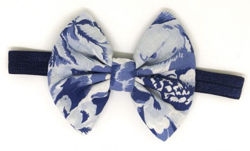blue floral Handmade ampampamp High Quality School Hair Accessories Available in Clips Hairties Headbands Bunwraps and More Wholesale ampampampamp Fundraising Prices available to schools pampampampampc and organisations