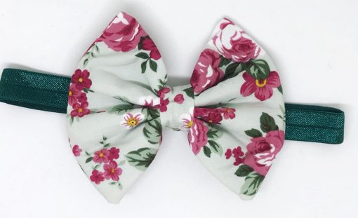 green floral Handmade ampampamp High Quality School Hair Accessories Available in Clips Hairties Headbands Bunwraps and More Wholesale ampampampamp Fundraising Prices available to schools pampampampampc and organisations