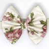 ivory floral Handmade ampampamp High Quality School Hair Accessories Available in Clips Hairties Headbands Bunwraps and More Wholesale ampampampamp Fundraising Prices available to schools pampampampampc and organisations