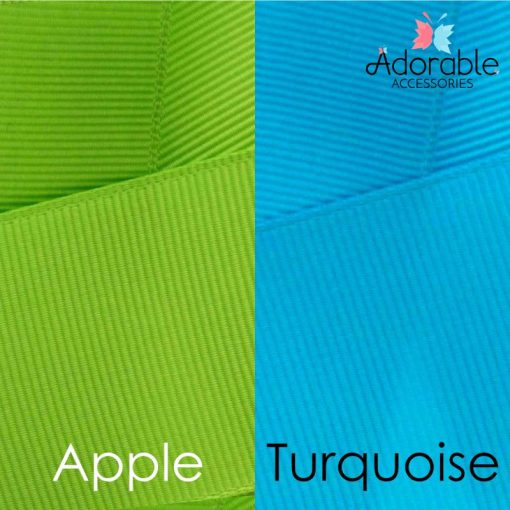 Turquoise & Apple Green Hair Accessories