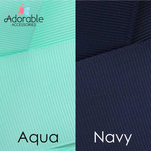 Navy & Aqua Hair Accessories