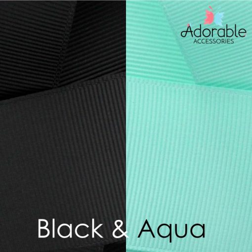 Black & Aqua Hair Accessories