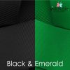 Black & Emerald Green Hair Accessories