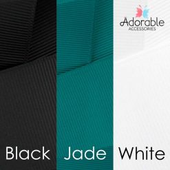 Black, Jade & White Hair Accessories