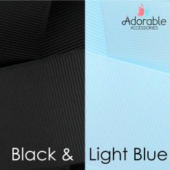 Black & Light Blue Hair Accessories