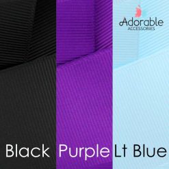 Purple, Light Blue & Black Hair Accessories