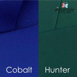 Cobalt Blue & Hunter Green Hair Accessories