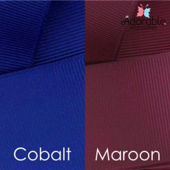 Cobalt Blue & Maroon Hair Accessories