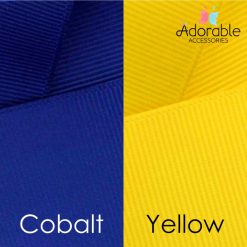 Yellow & Cobalt Blue Hair Accessories