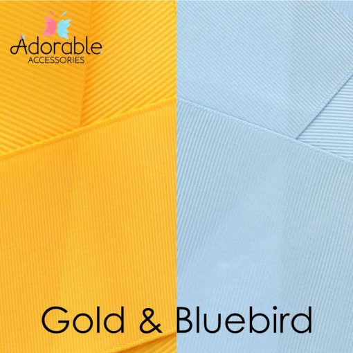 Bluebird & Gold Hair Accessories