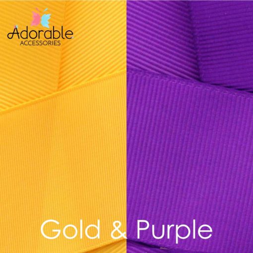 Gold & Purple Hair Accessories