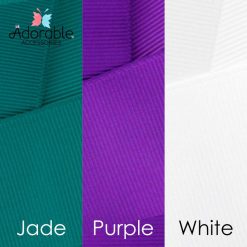 Jade, Purple & White Hair Accessories