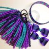 Jade, Purple & Navy Hair Accessories
