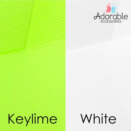 Keylime Green & White Hair Accessories