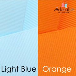 Orange & Light Blue Hair Accessories