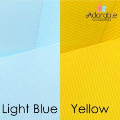 Yellow & Light Blue Hair Accessories