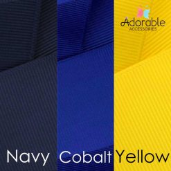 Navy, Cobalt Blue & Yellow Hair Accessories