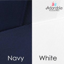 Navy & White Hair Accessories
