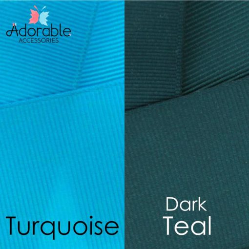 Turquoise & Dark Teal Hair Accessories