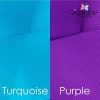 Turquoise & Purple Hair Accessories