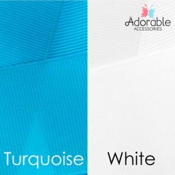 Turquoise & White Hair Accessories