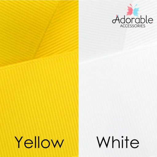 Yellow & White Hair Accessories